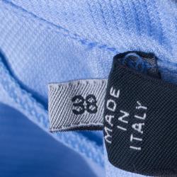Dsquared2 Blue Ruffle Detail Top S