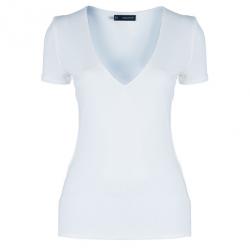 Dsquared2 White V-Neck Top S