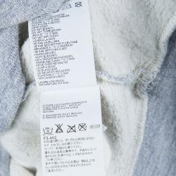 Dsquared2 Grey Graphic Printed Embellished Sweatshirt M