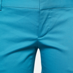 Pre Owned Dsquared2 Blue Cotton Chino Trousers M