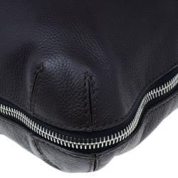 Dsquared2 Brown Leather and Nylon Travel Tote