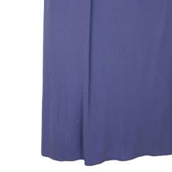 Pre Owned Elie Saab Lilac Stretch Maxi Cocktail Dress M