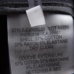 Pre Owned Elie Tahari Black Tapered Cropped Pants L