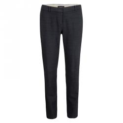 Grey Wool Tailored Trousers