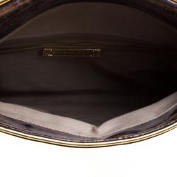 Pre Owned Elie Tahari Multicolored Patent Leather Clutch