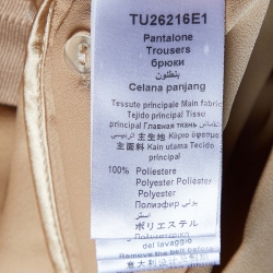 Pre Owned Elisabetta Franchi Beige Crepe Detachable Jumpsuit S