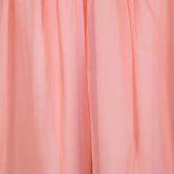 Elizabeth & James Pink Silk Asymmetric Layered Sleeveless Top L