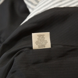 Elizabeth & James Monochrome Arrow Striped Linen and Cotton Blazer S