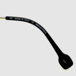 Pre Owned Emilio Pucci Gold EP125S Aviator Unisex Sunglasses