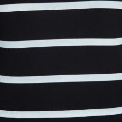 مملوكة مسبقًا فستان إيميليو بوتشي بلا أكمام تريكو مخطط مطبوع أسود M