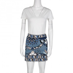 Emilio Pucci Multicolor Printed Mini Skirt M