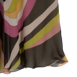 مملوكة مسبقًا Emilio Pucci Embellished Chiffon Cocktail Dress S