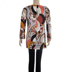 مملوكة مسبقًا Emilio Pucci Printed Silk Shirt S