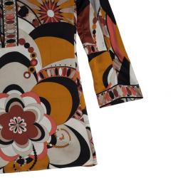 مملوكة مسبقًا Emilio Pucci Printed Silk Shirt S