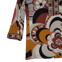 مملوكة مسبقًا Emilio Pucci Printed Silk Shirt S