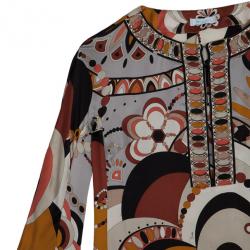 مملوكة مسبقًا Emilio Pucci Printed Silk Shirt S