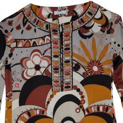 مملوكة مسبقًا Emilio Pucci Printed Silk Shirt S