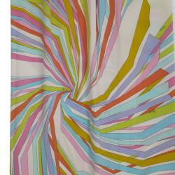 Pre Owned Emilio Pucci Blue Multi Print Maxi Skirt M