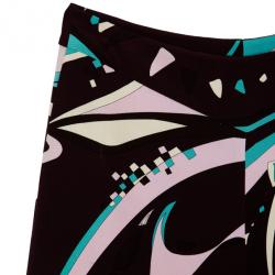 Pre Owned Emilio Pucci Printed Palazzo Pants M