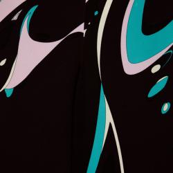 Pre Owned Emilio Pucci Printed Palazzo Pants M