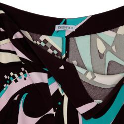 Pre Owned Emilio Pucci Printed Palazzo Pants M