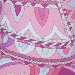 Emilio Pucci Long Sleeve Abstract Print Top M