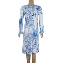 Pre Owned Emilio Pucci Printed Dress M