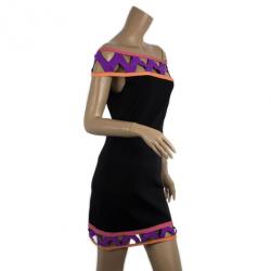 مملوكة مسبقًا Emilio Pucci Black Color Block Dress M