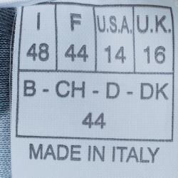 مملوكة مسبقًا تونيك توب ايميليو بوتشي بحزام متعدد الألوان برتقالي L