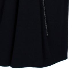 Pre Owned Emillio Pucci Black Knot Detail Dress M