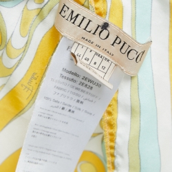 Emilio Pucci Multicolor Printed Silk Mini Shorts M