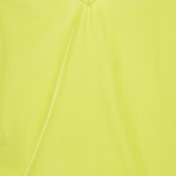 Pre Owned Emilio Pucci Neon Yellow Silk Camisole Top S