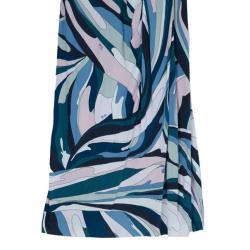 مملوكة مسبقًا Emilio Pucci Multicolor Abstract Print Dress M