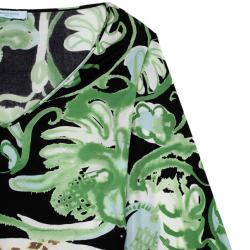 Pre Owned Emilio Pucci Printed Jersey Top M