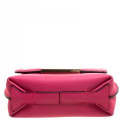 Emilio Pucci Pink Leather Chain Shoulder Bag
