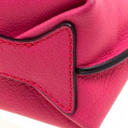 Emilio Pucci Pink Leather Chain Shoulder Bag