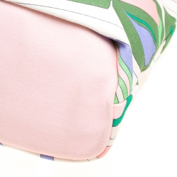 Emilio Pucci Multicolor Printed Canvas Tote