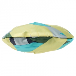 Emilio Pucci Multicolor Printed Nylon Kiss Lock Coin Purse
