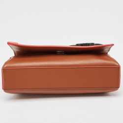 Emilio Pucci Tricolor Leather Mini Pilot Top Handle Bag