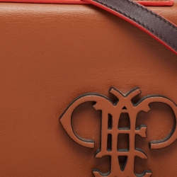 Emilio Pucci Tricolor Leather Mini Pilot Top Handle Bag