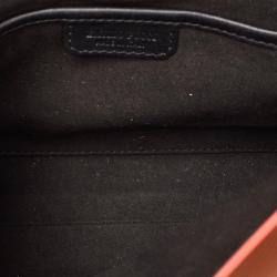 Emilio Pucci Tricolor Leather Mini Pilot Top Handle Bag