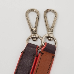 Emilio Pucci Tricolor Leather Mini Pilot Top Handle Bag