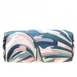 Emilio Pucci Multicolor Printed Coated Canvas Duffel Bag