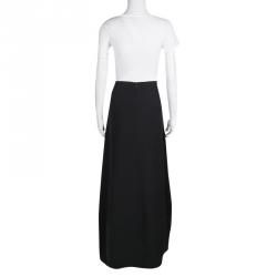 Pre Owned Emporio Armani Black Gonna Maxi Skirt L