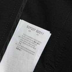 Pre Owned Emporio Armani Black Wool Tailored High Waist Formal Trousers M