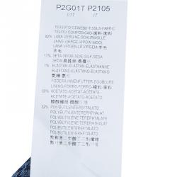 Pre Owned جاكيت بليزر امبوريو أرماني كاروهات أزرق M