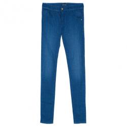 Pre Owned Emporio Armani New Mischa Floral Back Pocket Detail Denim Jeans S