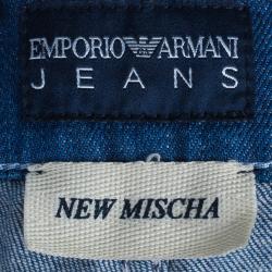 Pre Owned Emporio Armani New Mischa Floral Back Pocket Detail Denim Jeans S