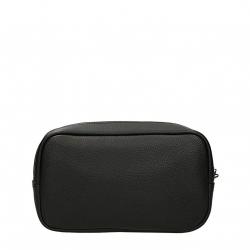 Pre Owned Emporio Armani Black Leather Clutch Bag