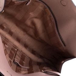 Emporio Armani Taupe Leather Tote